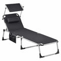 Sdraio Prendisole Pieghevole 210cm, Carico 180kg, Arredo Giardino