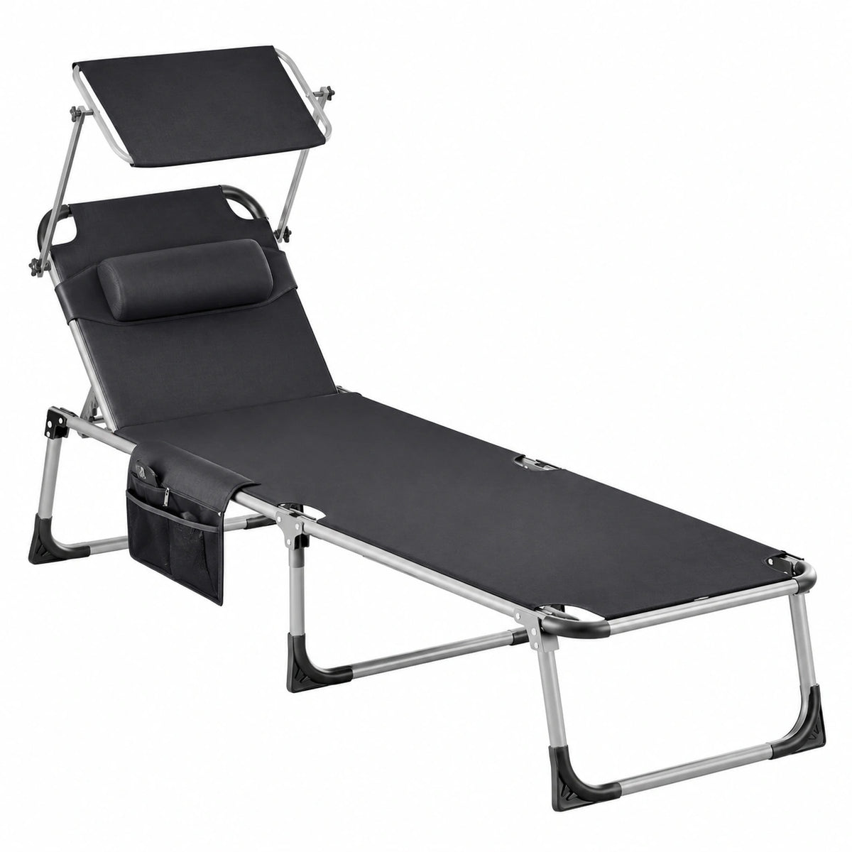 Sdraio Prendisole Pieghevole 210cm, Carico 180kg, Arredo Giardino